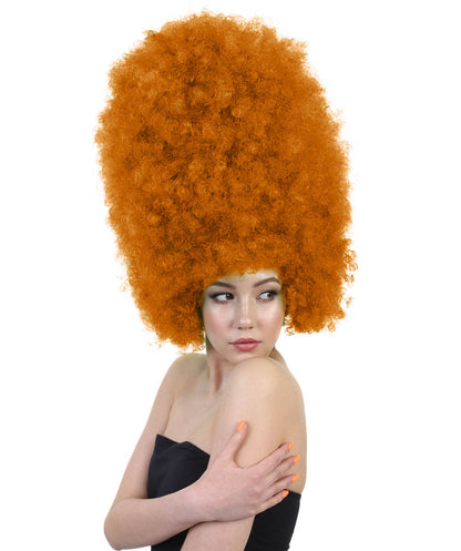 Wigs2youハロウィンパーティープレミアムレディースH-1999 美しい見た目のスーパーサイズジャンボゴールデンブラウンアフロウィッグ