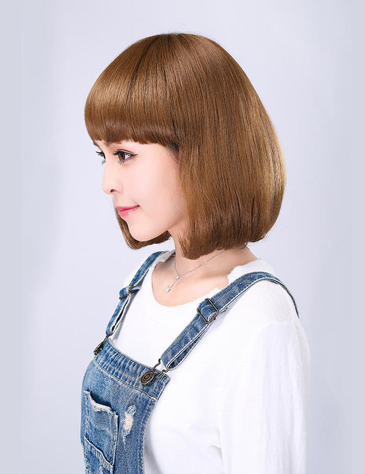 Wigs2you W-1025 耐熱ウィッグ | しなやかな内巻きワンカールで動きを付けたミディアムウィッグです | ウィッグネット付き |