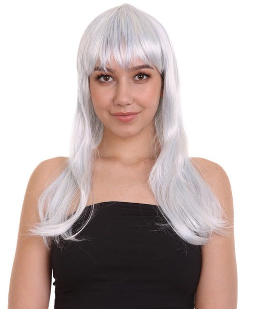 Wigs2you ハロウィンパーティープレミアムレディース H-1058 とても快適なグラマーグリーンウィッグ スカイブルー色