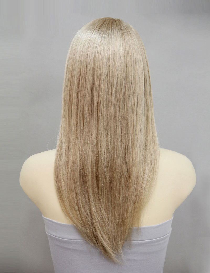 定番の人気商品です！ストレートロングスタイル  ウィッグ1つで簡単にサラサラヘアーに！ ウィッグネット付き W-407