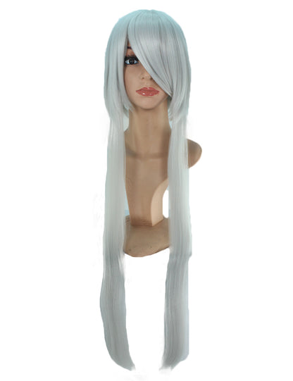 レディースファッション C-013 ロングストレート C-パープル コスプレ ヒートスタイルウィッグ