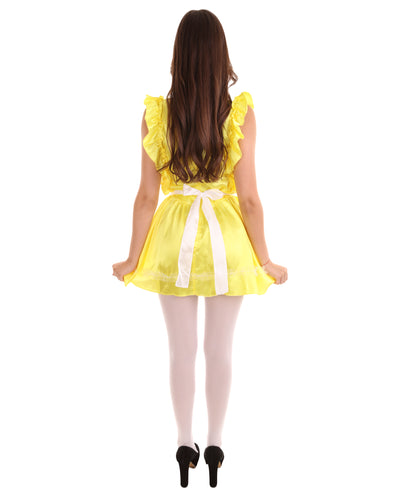 大人用女性の JCO-327_22 ソワリーフレンチメイド制服 イエロー コスプレコスチューム