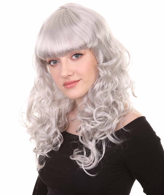 Wigs2you ハロウィンパーティープレミアム H-830 バットマン 女性ジョーカーウィッグ グレー色
