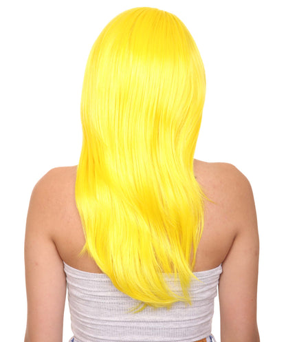 Wigs2you ハロウィンパーティー プレミアム レディース H-934 3レイヤーのパーティーガールウィッグ イエローカラー