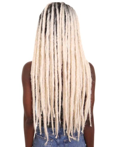 ハロウィンパーティープレミアム H-5262 女性用ロングドレッドロックウィッグ フクシャ