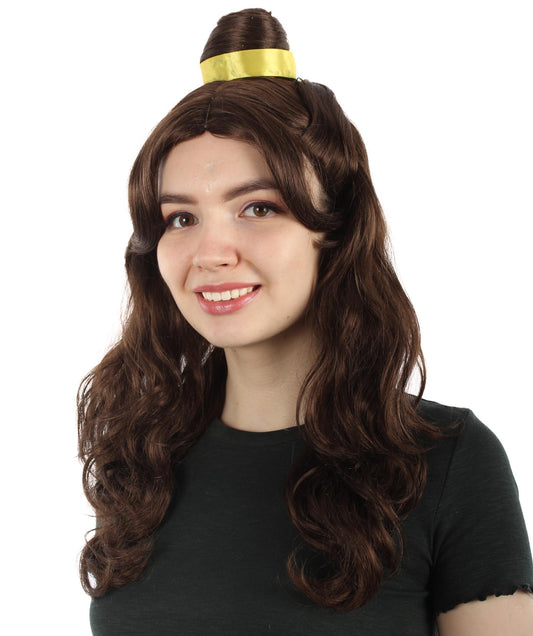 ハロウィンパーティープレミアムレディース H-2579 コスプレウィッグ 美女と野獣ベルプレステージI 女性の美しさを受け入れる