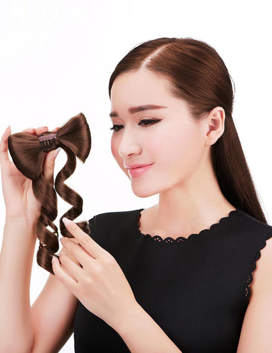 ヘアアクセサリー★リボンの形がとってもかわいいアクセサリー！！付け外しも簡単です♪ W-8252