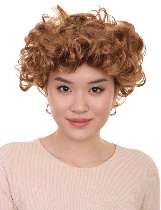 Wigs2you ハロウィンパーティープレミアム レディース H-589 コウノトリウィッグ ブラウン