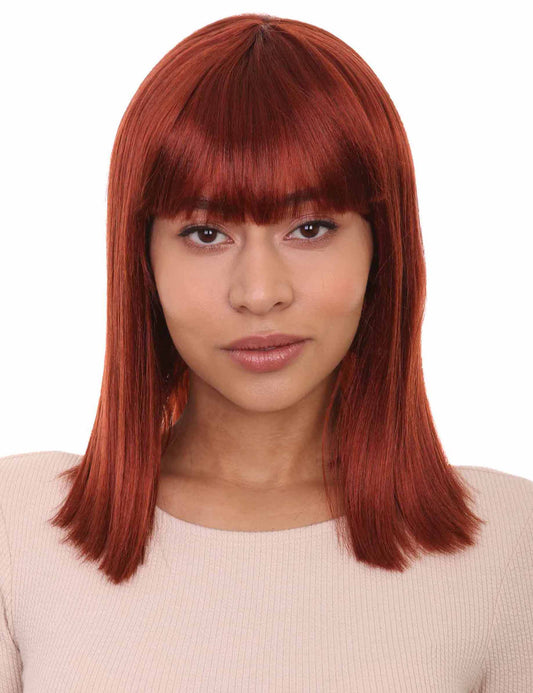 Wigs2you ハロウィンパーティープレミアム レディース H-656 オーバーンボブウィッグ