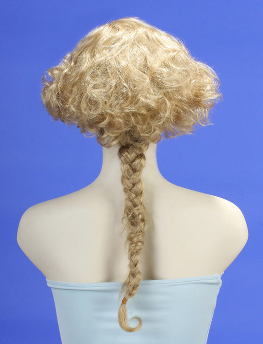 ハロウィンパーティープレミアムレディース W-332 ライトブロンド ファンシーキャラクターファッションウィッグ ソフト合成繊維