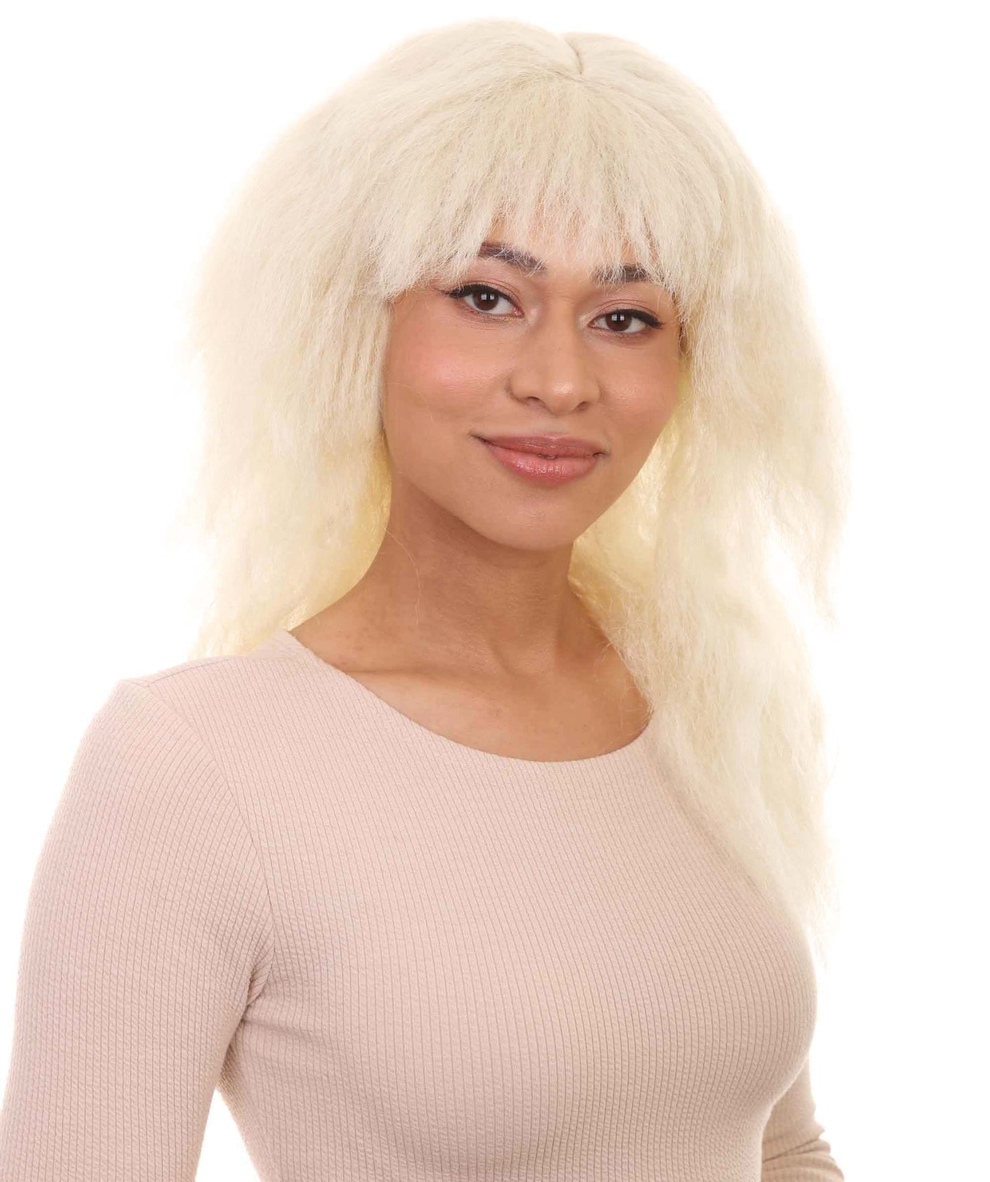 Wigs2you ハロウィンパーティープレミアムレディース H-1854 着け心地が良い とても快適 独占 スーパーガール ヴィランズ コスプレウィッグ