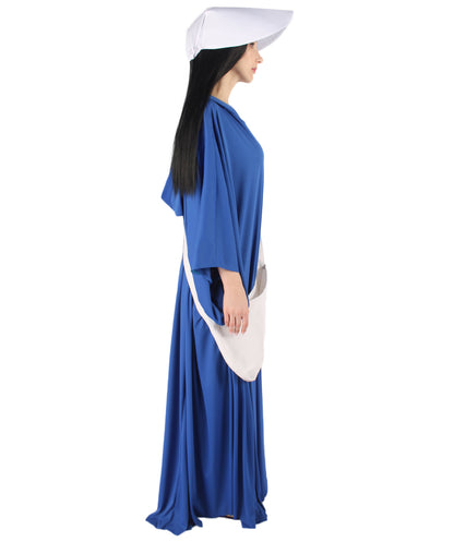女性用 JCP-068_3 スカイブルー ローブ ハンドメイド コスプレ衣装とバッグ ボンネット付き