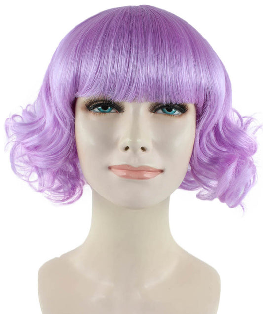ハロウィンパーティープレミアムレディース H-1354 カーニバルライラック ウェービーウィッグ レディ ファンシーキャラクターファッションウィッグ