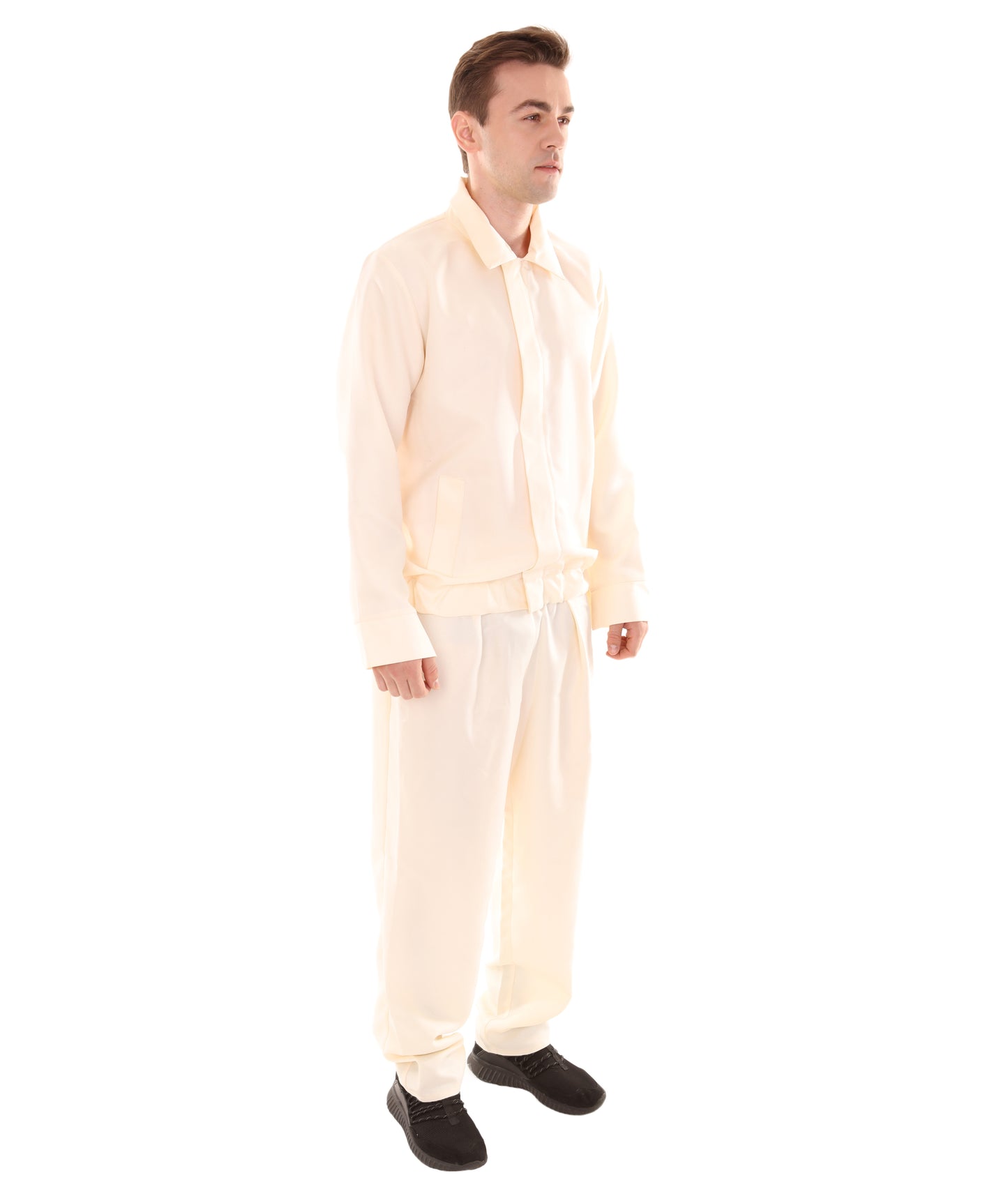男性 JCP-202 のモダン80年代スポーツクリームコスチューム シャンパンモカシン コスプレコスチューム