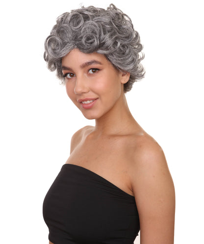 Wigs2you ハロウィンパーティー プレミアム レディース H-674 おばあちゃんウィッグ グレー色