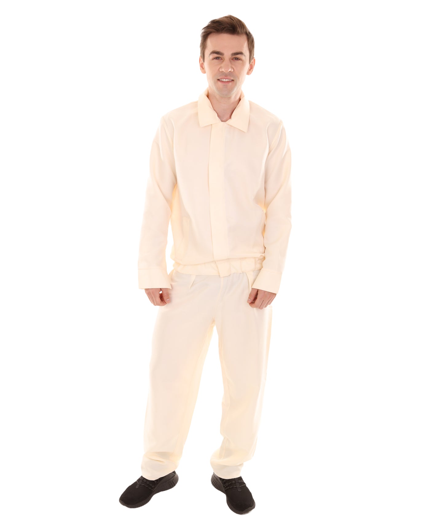 男性 JCP-202 のモダン80年代スポーツクリームコスチューム シャンパンモカシン コスプレコスチューム