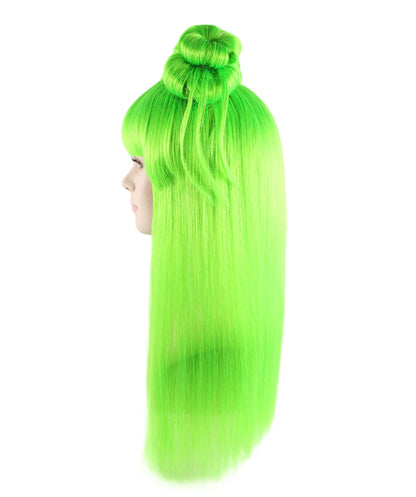 Wigs2you ハロウィン パーティー プレミアム レディース H-1201 快適なフィット感のライム アジアン プリンセス ウィッグ