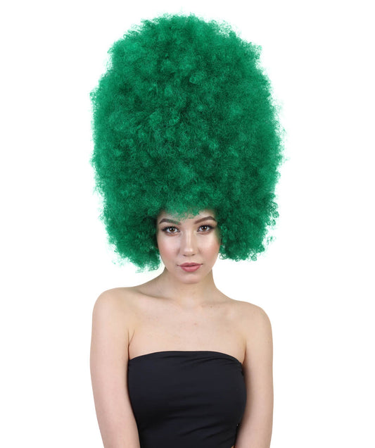 Wigs2youハロウィンパーティープレミアムレディースH-2002 着けやすい 非常に快適 スーパーサイズジャンボダークグリーンアフロウィッグ