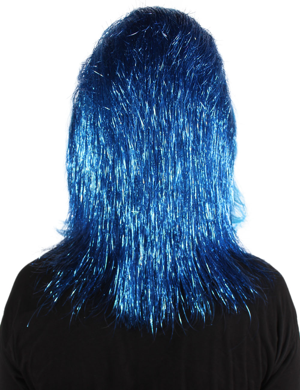 ハロウィンパーティープレミアムメンズ H-5647-BL ヘアリーユニセックスエイプティンセルマスクのみ 青 軟らかい合成繊維