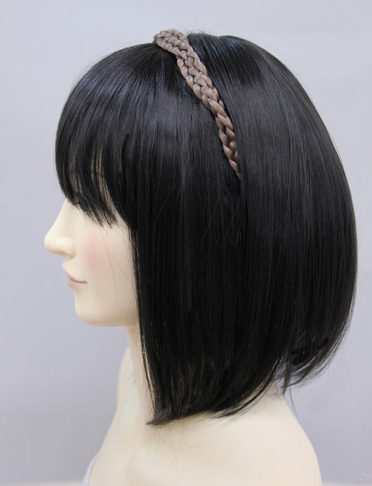 レディースファッション W-8210 アッシュブラウン ヘアアクセサリー 合成繊維