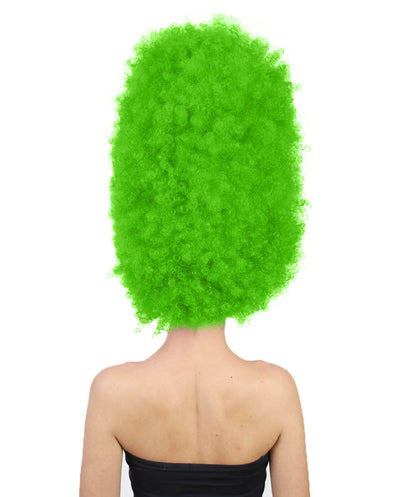 Wigs2youハロウィンパーティープレミアムレディースH-2001 着けやすい 非常に快適 スーパーサイズジャンボライムアフロウィッグ