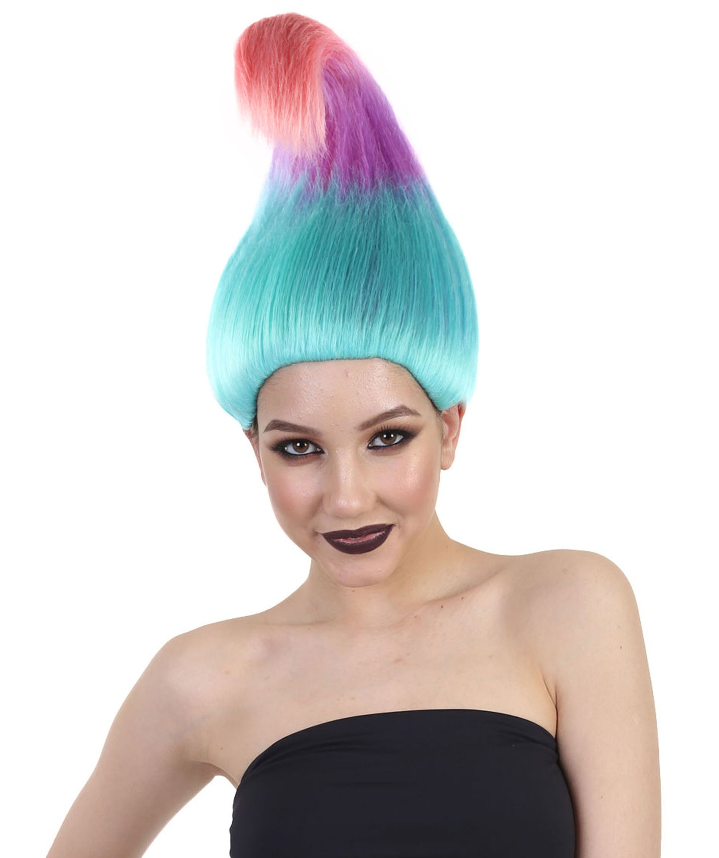 Wigs2you ハロウィンパーティープレミアムレディース H-597 トロールウィッグ トリカラー