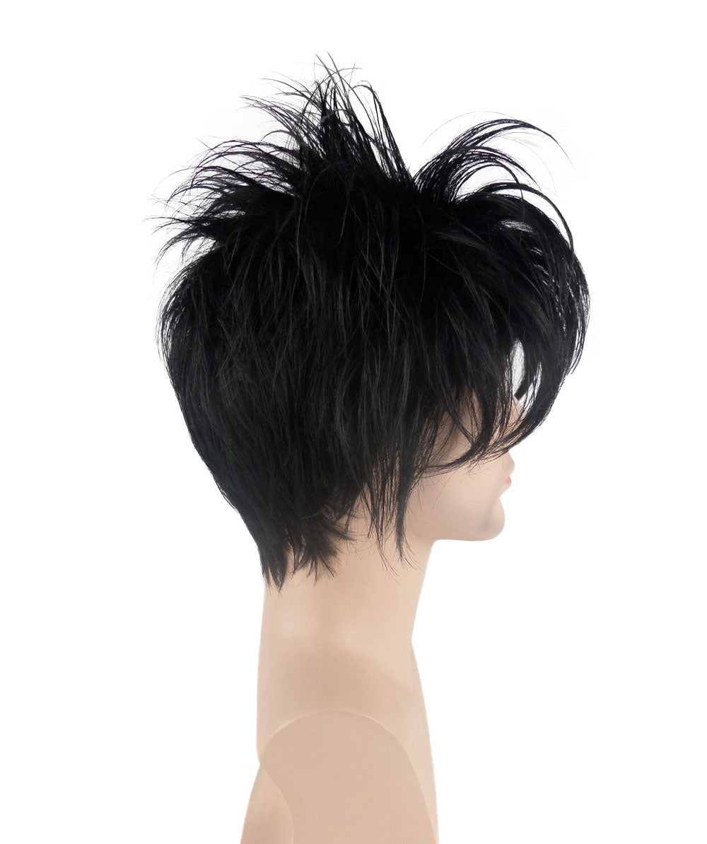 Wigs2you ハロウィンパーティー プレミアム メンズ H-645 シニスター アニメウィッグ ブラックカラー