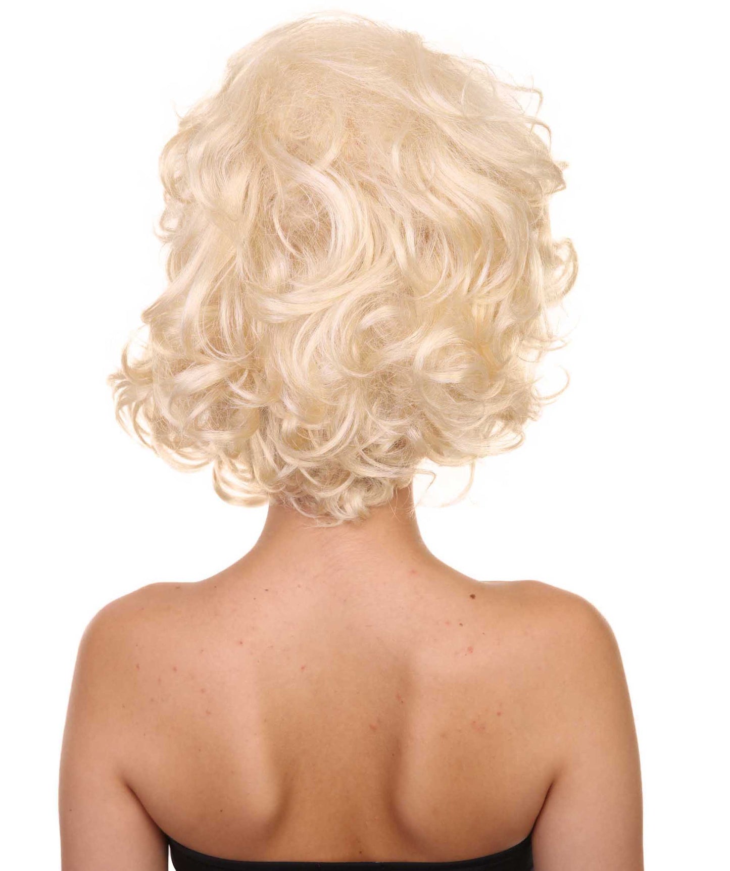 プレミアムハロウィンパーティー 女性 H-5387 ミディアムレングス ハロウィン バロック ルネサンスレディ ドラッグウィッグ ブロンド