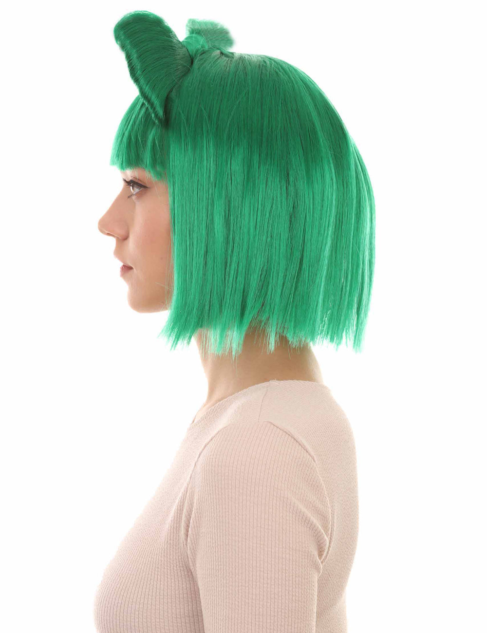 Wigs2you ハロウィンパーティープレミアムレディース H-1662 着け心地が良い とても快適 ダークグリーン バタフライウィッグ
