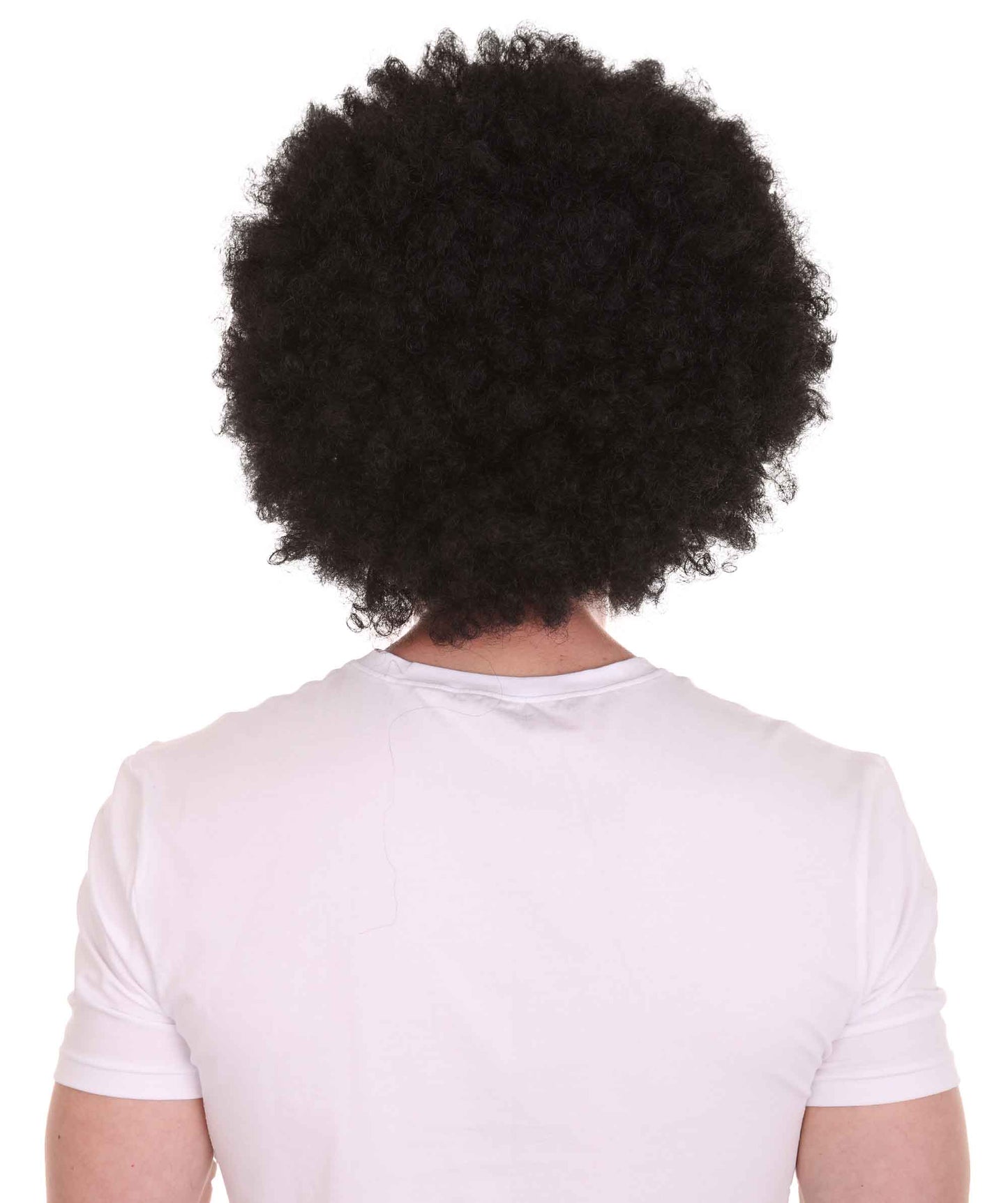 大人 男女兼用 80年代 画家風 アフロウィッグ 顎髭と口髭セット ブラック H-5133 シンプルでクラシックなセレブコスチューム プレミアムハロウィンウィッグ