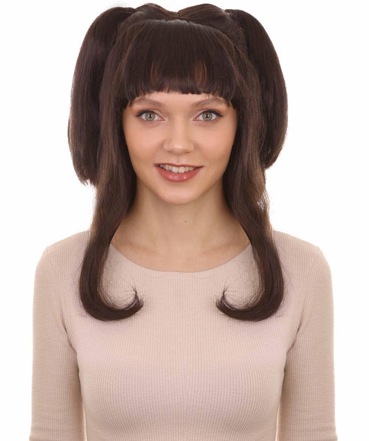Wigs2you ハロウィンパーティープレミアム レディース H-809 バナナエンジェルウィッグ ダークブラウン色