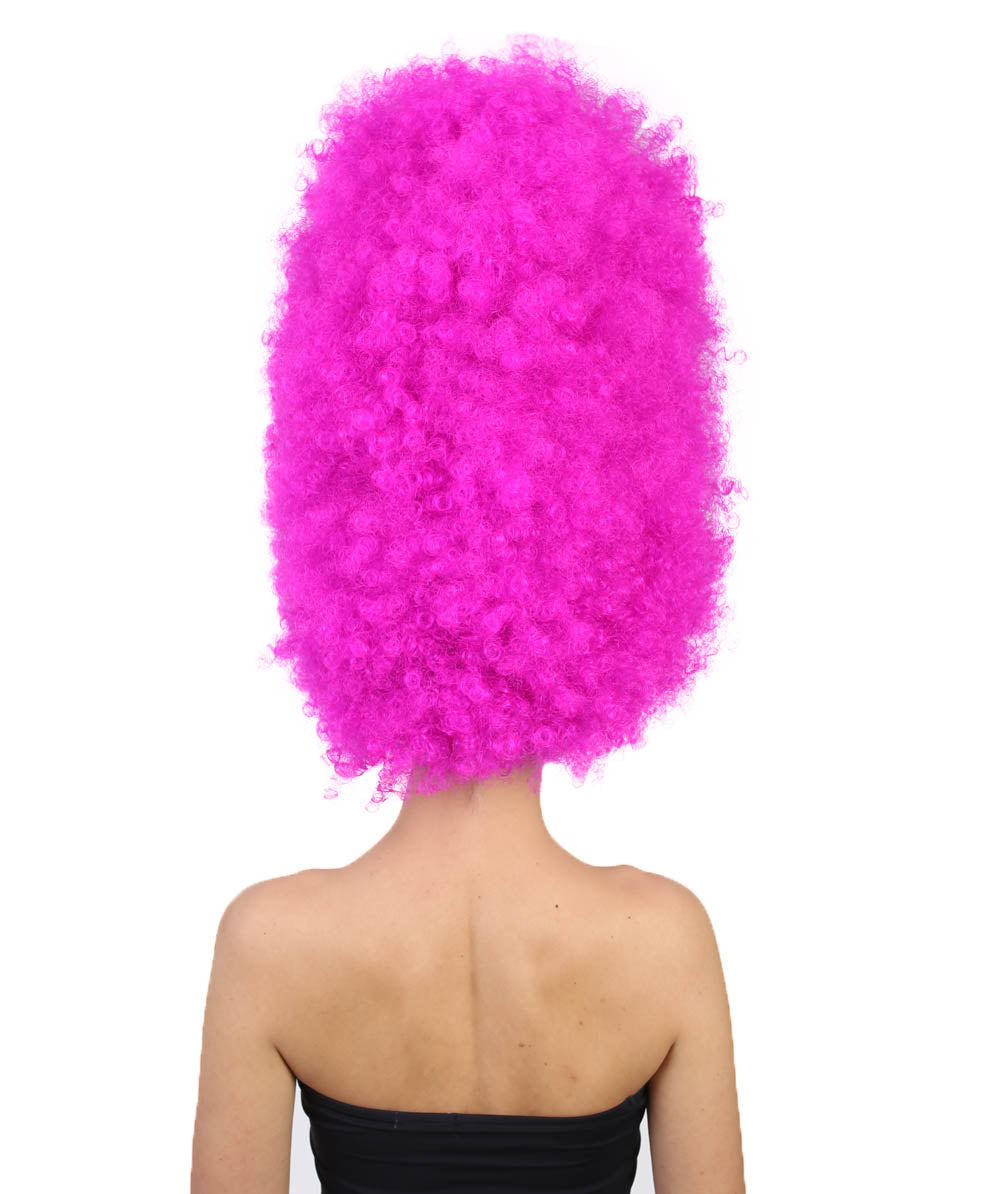 Wigs2youハロウィンパーティープレミアムレディースH-2009 着けやすい 非常に快適 スーパーサイズジャンボネオンフューシャアフロウィッグ