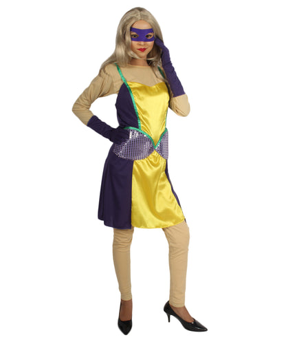 女性用 JCO-371 マルチカラー マルディグラ コスプレ コスチューム