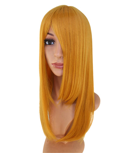 レディースファッション C-054 ロングストレート C-プラチナブロンド コスプレヒートスタイラブルウィッグ