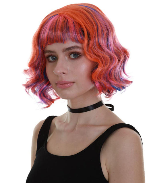 レイ・オブ・ライト ハロウィンパーティープレミアム レディース H-5268 ピンク ウェービー トレンディ レイ・オブ・ライト ウィッグ