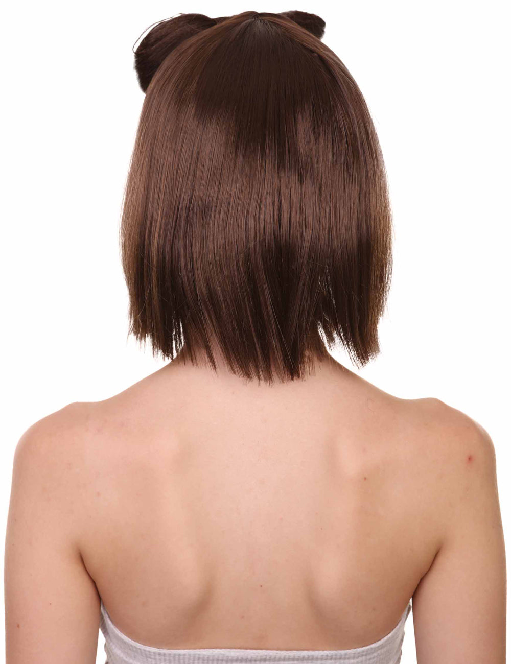 Wigs2you ハロウィンパーティープレミアムレディース H-1676 着け心地が良い とても快適 ダークブラウン バタフライウィッグ