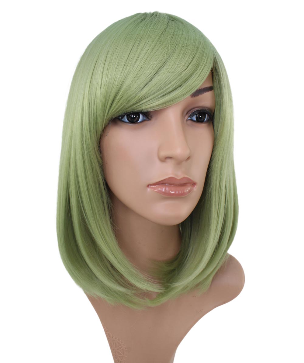 Wigs2You ミディアムストレートウィッグ サイドバング付き フルウィッグ 耐熱ファイバー製 コスプレ・イベント用 - サンディブラウン C-069