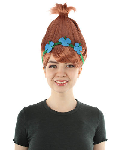 Wigs2you ハロウィン パーティー プレミアム レディース H-1448 着けやすい 快適なフィット感 コスプレウィッグ ポピートロールズ スタイル ピンクカラーウィッグ