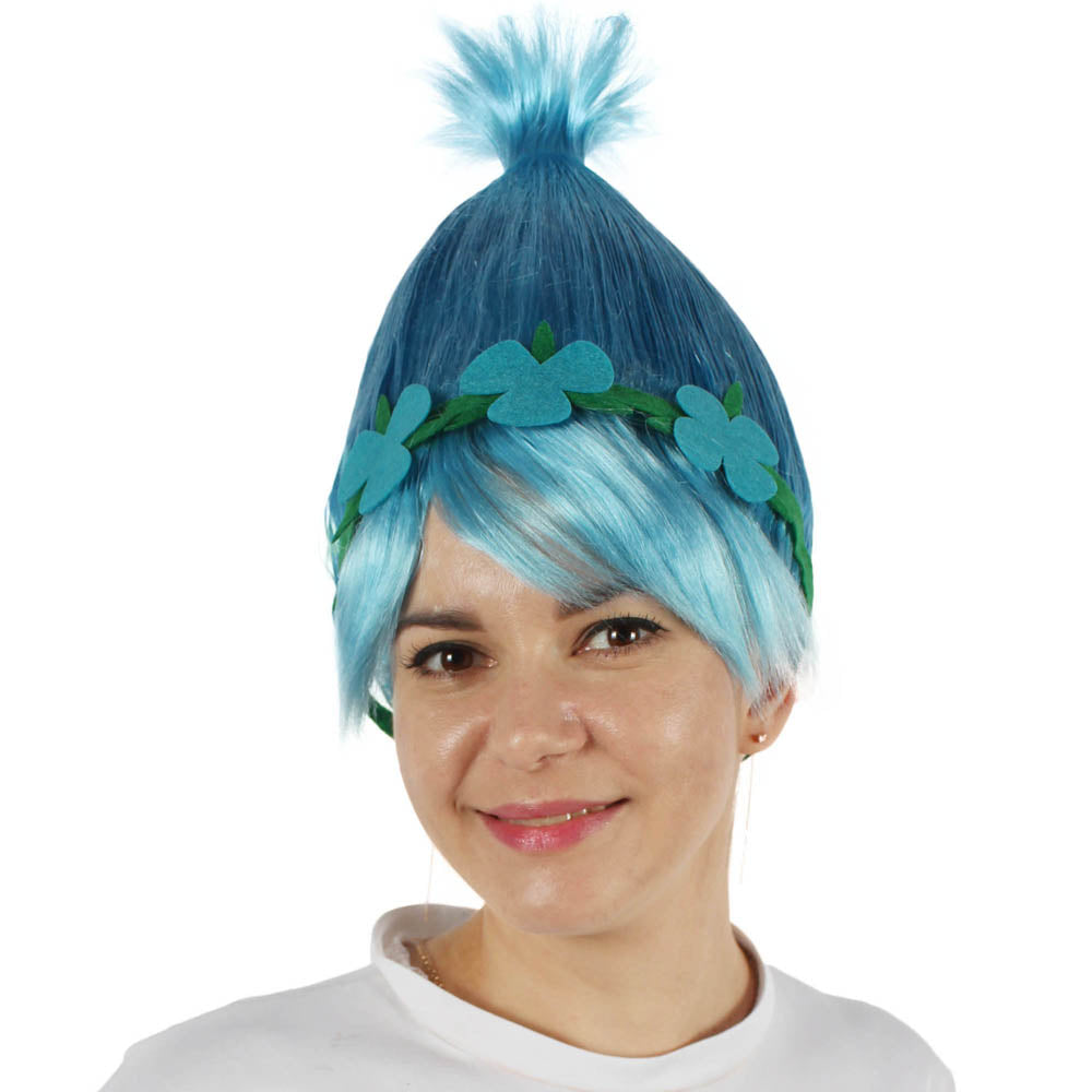 Wigs2you ハロウィン パーティー プレミアム レディース H-1448 着けやすい 快適なフィット感 コスプレウィッグ ポピートロールズ スタイル ピンクカラーウィッグ