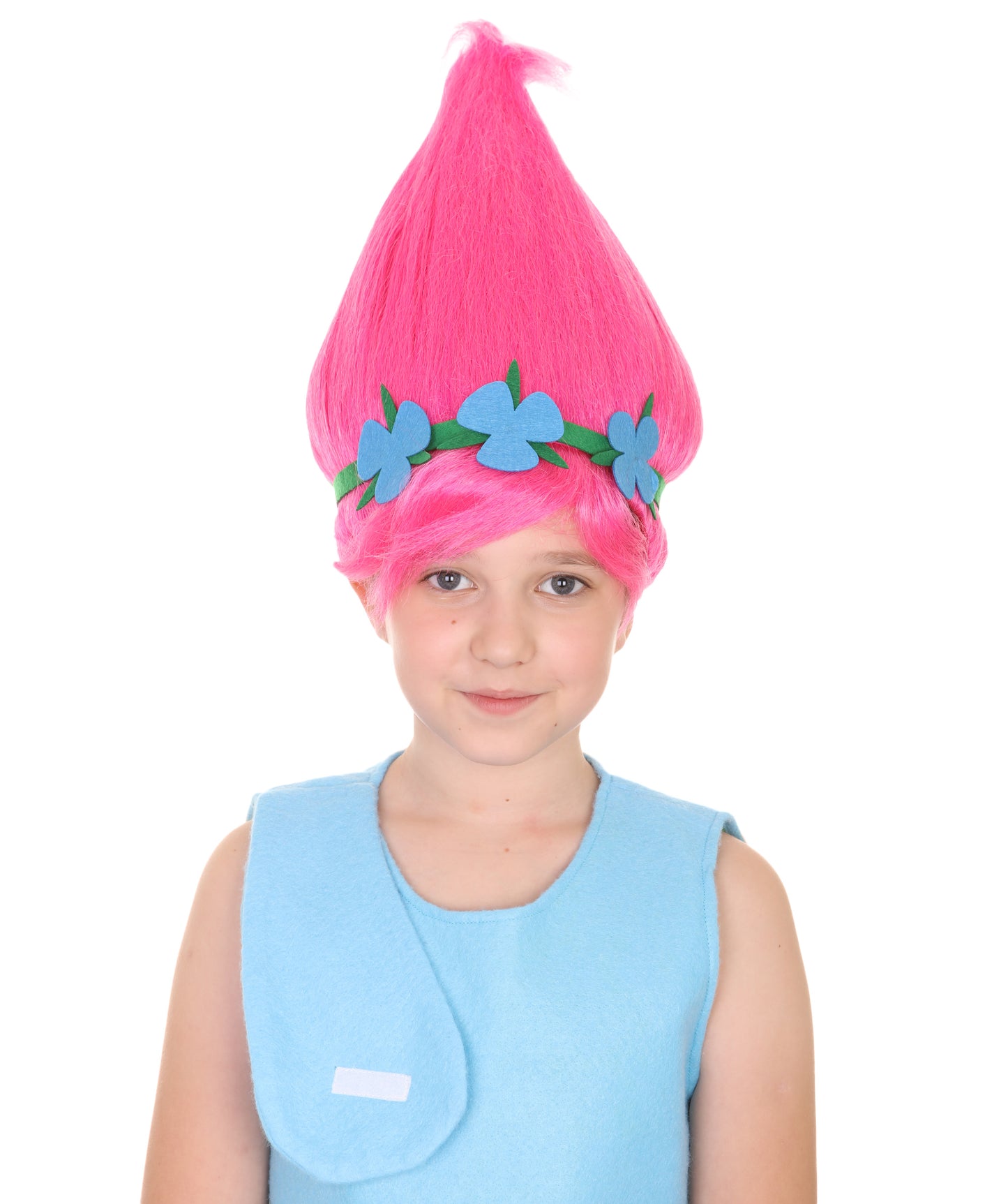 Wigs2you ハロウィン パーティー プレミアム レディース H-1448 着けやすい 快適なフィット感 コスプレウィッグ ポピートロールズ スタイル ピンクカラーウィッグ
