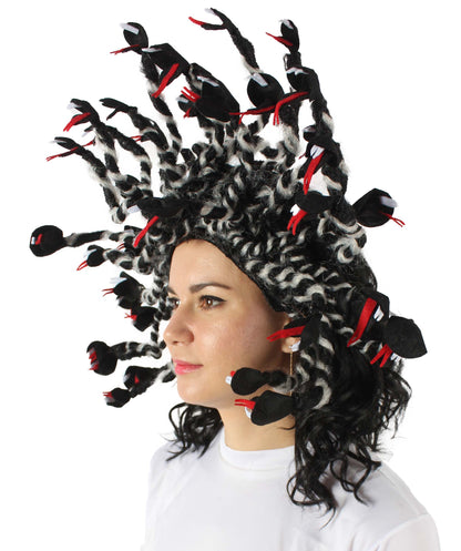 Wigs2you H-5664 大人用 ユニセックス ギリシャ神話 メデューサ ヘビ ウィッグ | 複数のカラーオプション