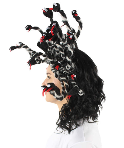 Wigs2you H-5664 大人用 ユニセックス ギリシャ神話 メデューサ ヘビ ウィッグ | 複数のカラーオプション