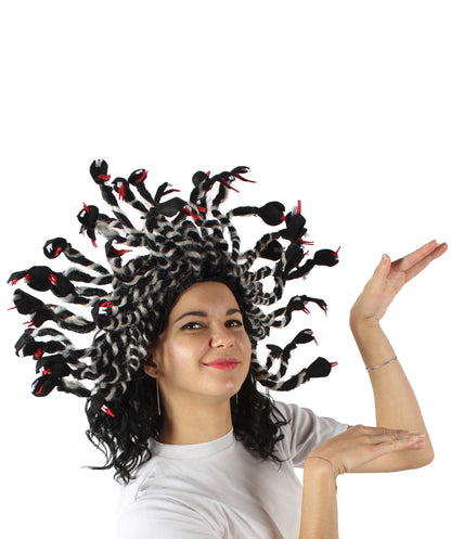 Wigs2you H-5664 大人用 ユニセックス ギリシャ神話 メデューサ ヘビ ウィッグ | 複数のカラーオプション