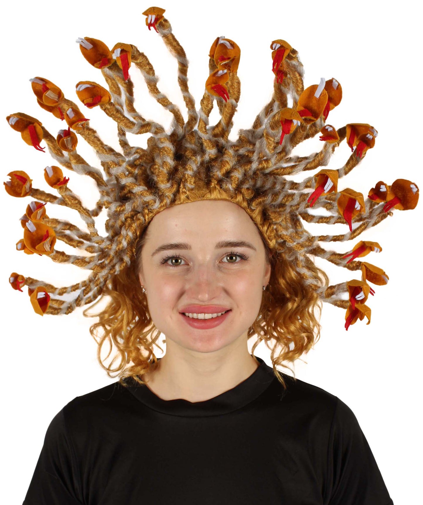 Wigs2you H-5664 大人用 ユニセックス ギリシャ神話 メデューサ ヘビ ウィッグ | 複数のカラーオプション