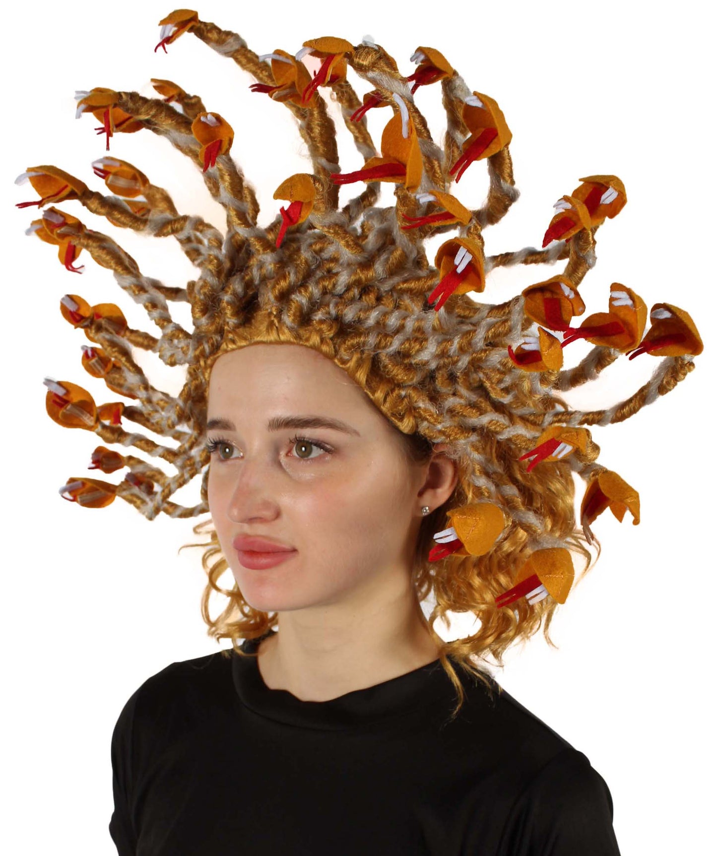 Wigs2you H-5664 大人用 ユニセックス ギリシャ神話 メデューサ ヘビ ウィッグ | 複数のカラーオプション