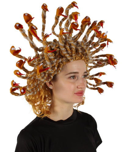 Wigs2you H-5664 大人用 ユニセックス ギリシャ神話 メデューサ ヘビ ウィッグ | 複数のカラーオプション