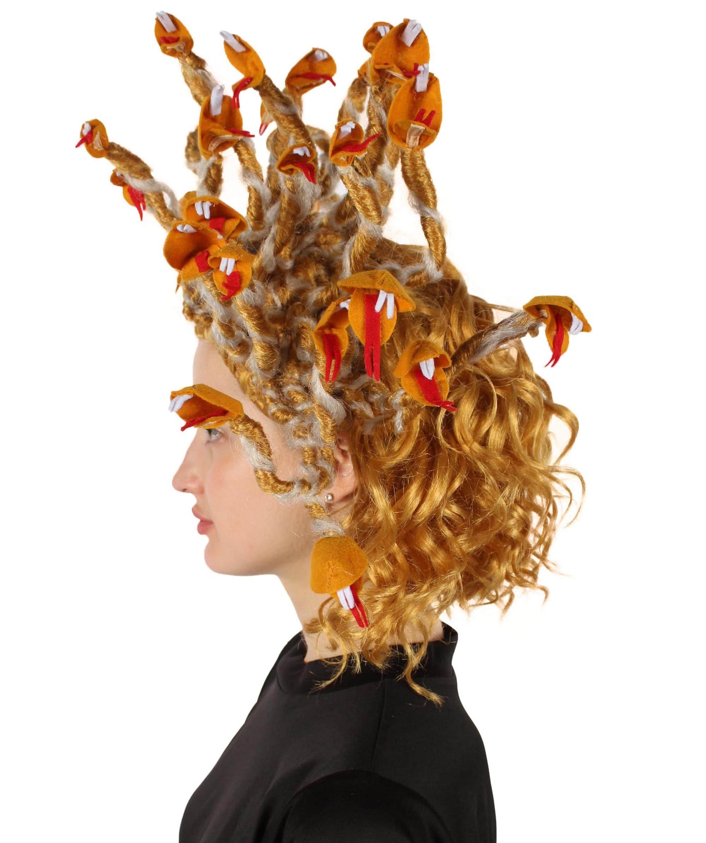 Wigs2you H-5664 大人用 ユニセックス ギリシャ神話 メデューサ ヘビ ウィッグ | 複数のカラーオプション