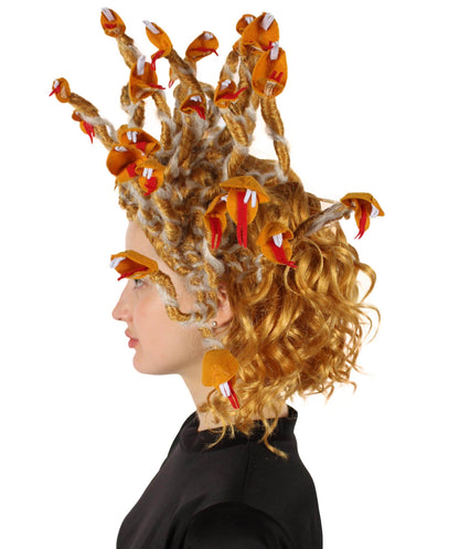 Wigs2you H-5664 大人用 ユニセックス ギリシャ神話 メデューサ ヘビ ウィッグ | 複数のカラーオプション