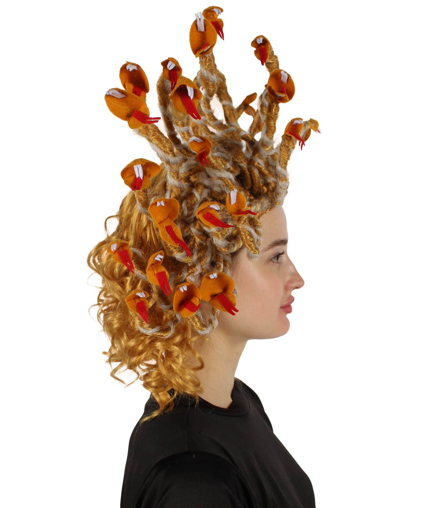 Wigs2you H-5664 大人用 ユニセックス ギリシャ神話 メデューサ ヘビ ウィッグ | 複数のカラーオプション