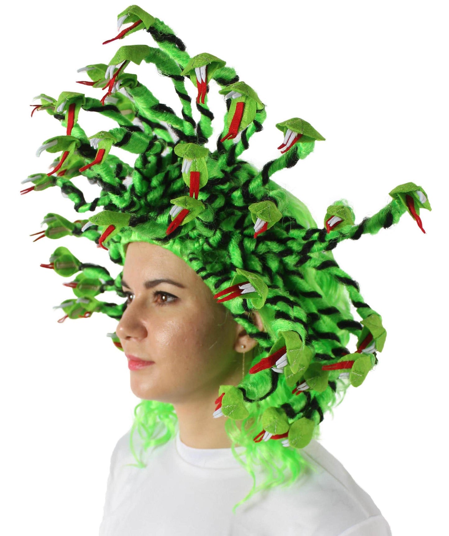 Wigs2you H-5664 大人用 ユニセックス ギリシャ神話 メデューサ ヘビ ウィッグ | 複数のカラーオプション